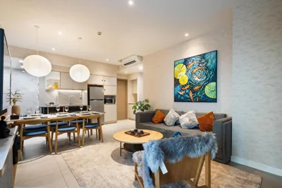 Appartamento Premium con tre camere da letto — Modern District 1 2BR&3BR D1&Zenity apartment OUTDOOR Jacuzzi Pool